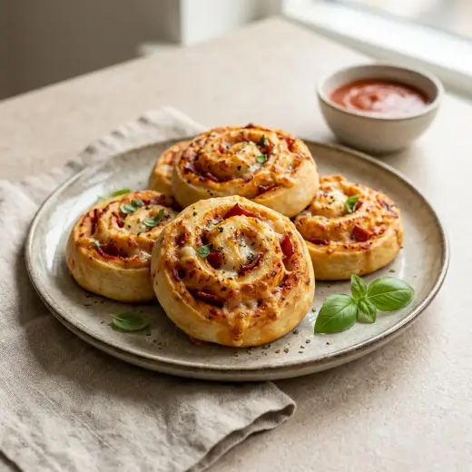 Kuva valmiista reseptistä Pizzakierteet airfryerissa