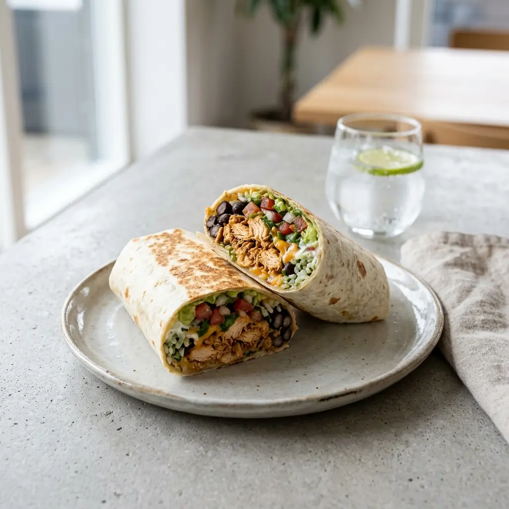 Valmis burritot kanalla tarjoiltuna herkullisesti kotikeittiön tapaan