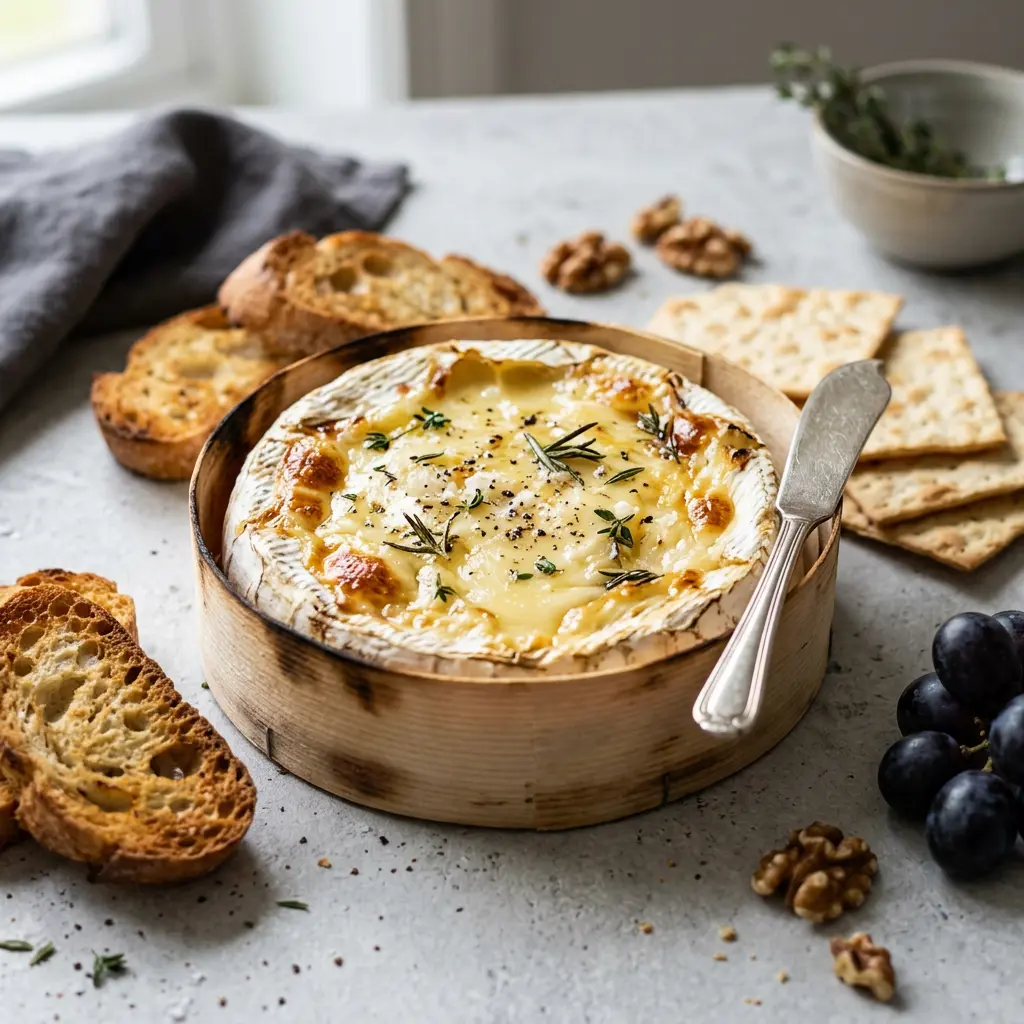 Kuva valmiista reseptistä Camembert airfryerissa