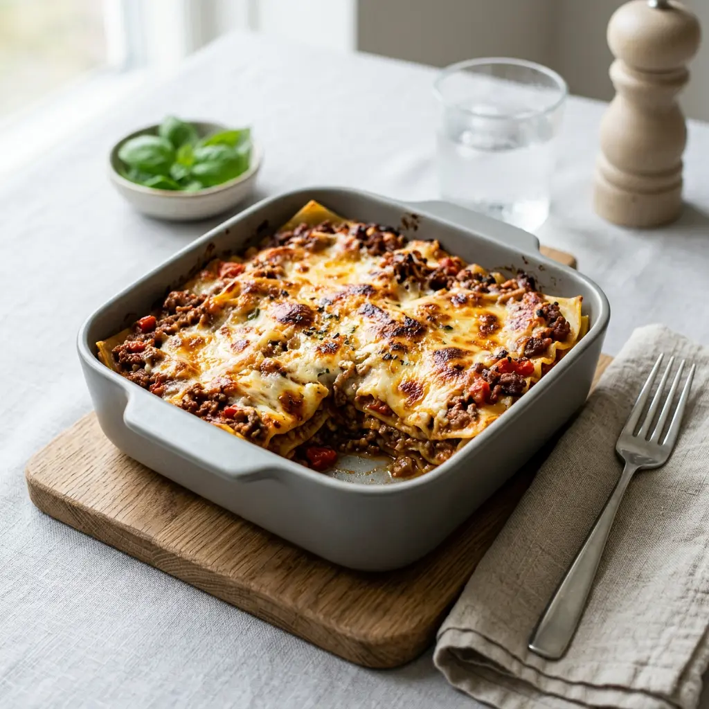 Kuva valmiista reseptistä Lasagnette airfryerissa